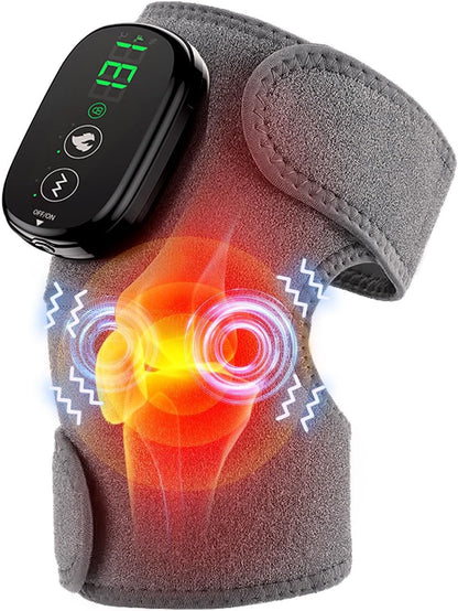 Foot Massager with Heat, Knee Shoulder Elbow 3-In-1 Feet Massager, Heated Knee Massager, Shoulder Massager with Heat Vibration, 210 Mins Battery, Cordless Portable, Touchscreen Control